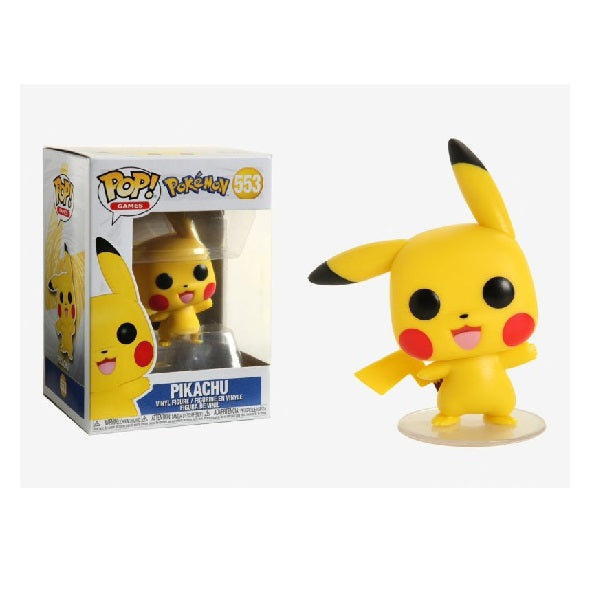Confezione originale Funko con loghi Pokemon Pikachu colori giallo rosso nero