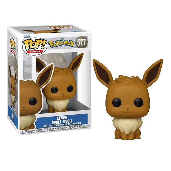 Confezione originale Funko con loghi Pokemon Eevee colori marrone nero beige