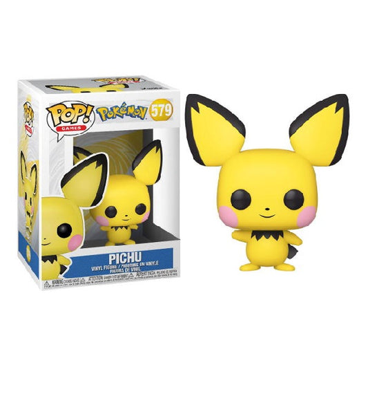 Confezione originale Funko con loghi Pokemon Pichu colori nero giallo rosa