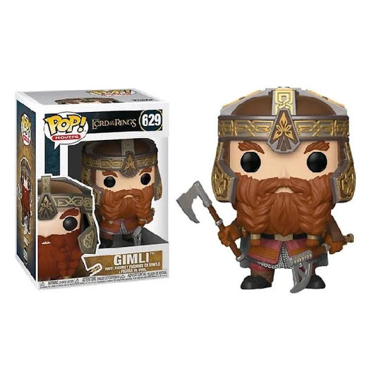 Confezione originale Funko con loghi The Lord Of The Rings Gimli colori marrone argento oro