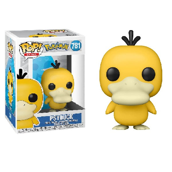 Confezione originale Funko con loghi Pokemon Psyduck colori giallo nero azzurro