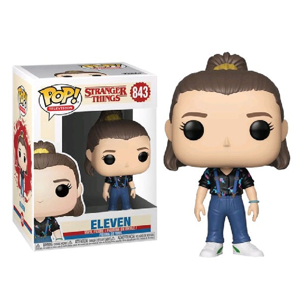 Confezione originale Funko con loghi Stranger Things Eleven colori nero blu bianco