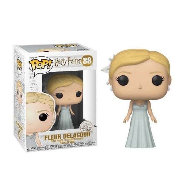 Confezione originale Funko con loghi Harry Potter Fleur Delacour colori giallo bianco nero rosa