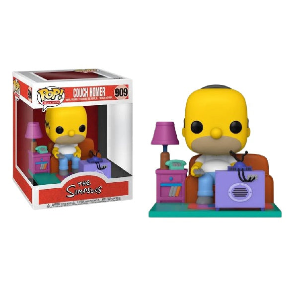 Confezione originale Funko con loghi The Simpsons Couch Homer colori giallo bianco azzurro