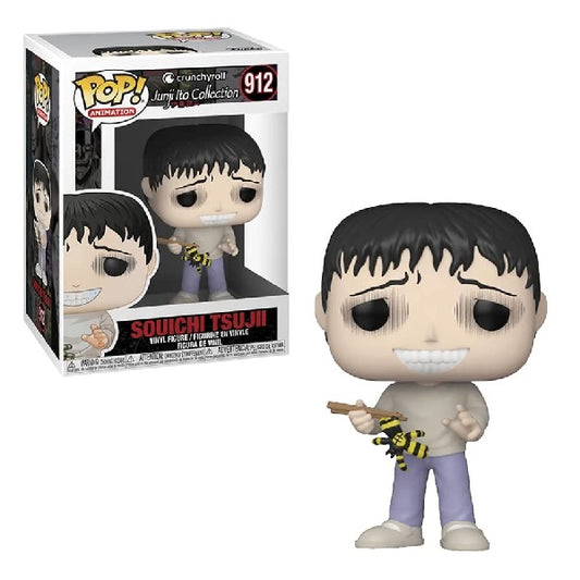 Confezione originale Funko con loghi Junji Ito Collection Souichi Tsujii colori nero grigio azzurro giallo