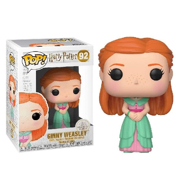 Confezione originale Funko con loghi Harry Potter Ginny Weasley colori arancione azzurro rosa