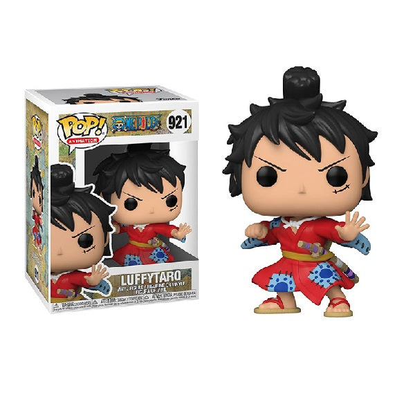 Confezione originale Funko con loghi One Piece Luffytaro colori rosso azzurro nero