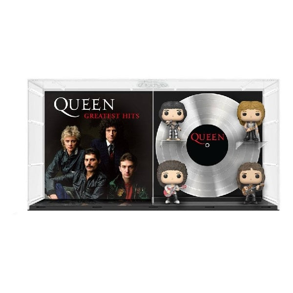 Confezione originale Funko con loghi Albums Queen Greatest Hits colori nero bianco rosso