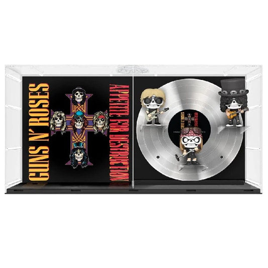 Confezione originale Funko con Loghi Albums Guns N Roses Appetite For Destruction colori nero giallo rosso