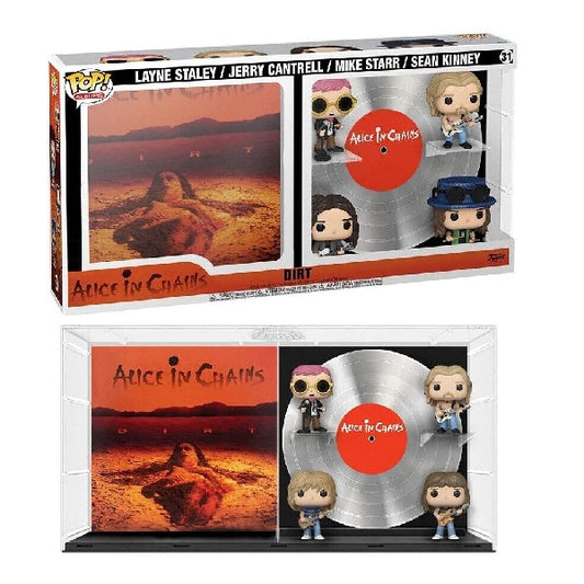 Confezione originale Funko con loghi Alice In Chains Dirt Colori Giallo Arancione Rosso