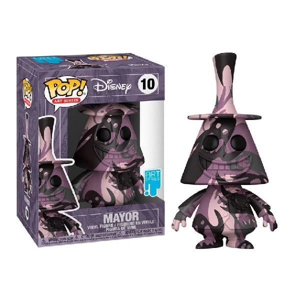 Confezione originale Funko con loghi Disney Mayor Art Series colori viola nero rosa