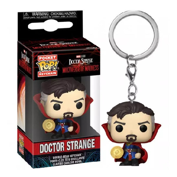 Confezione originale Funko con loghi Marvel Doctor Strange Multiverse Of Madness colori marrone rosso blu