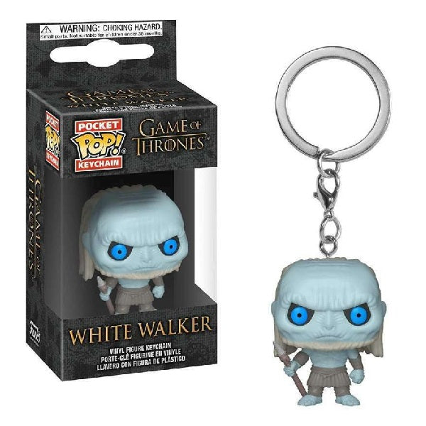 Confezione originale Funko con loghi Keychain Game Of Thrones White Walker colori azzurro grigio nero
