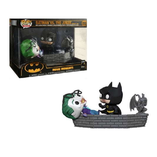 Confezione originale Funko con loghi Movie Moments Batman Vs The Joker colori verde nero grigio giallo