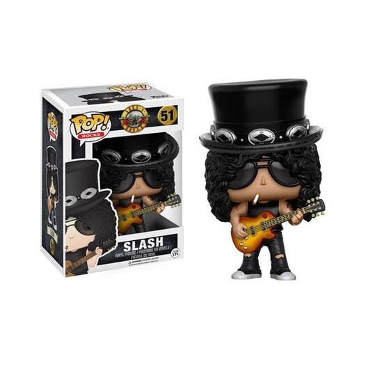 Confezione originale Funko con loghi Guns N Roses Slash colori nero giallo grigio