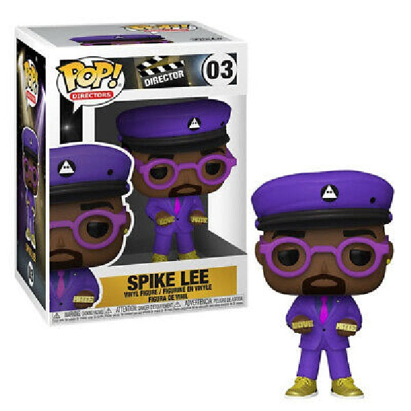 Confezione originale Funko con loghi Directors Spike Lee colori Bianco viola giallo marrone