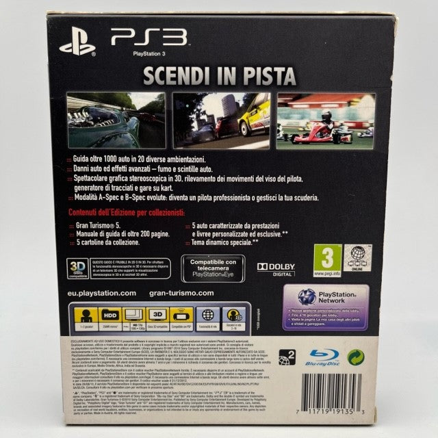 Gran Turismo 5 Edizione Da Collezione Sony Playstation 3 Pal Ita (USATO)