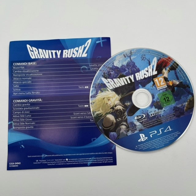 Gravity Rush 2 Sony Playstation 4 Pal Ita (USATO)