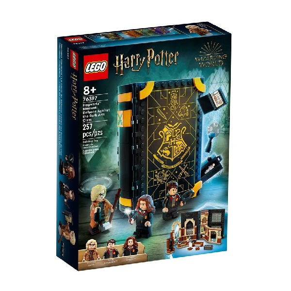 Confezione originale Lego Harry Potter, Lezione Divinazione. Libro con 3 personaggi. Colori verde e azzurro.