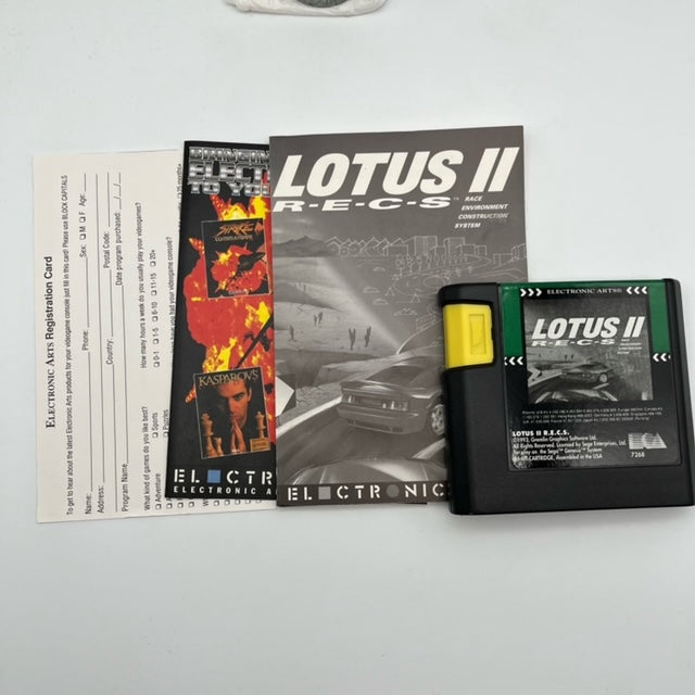 Lotus II 2 R-E-C-S Sega Mega Drive Pal Multi