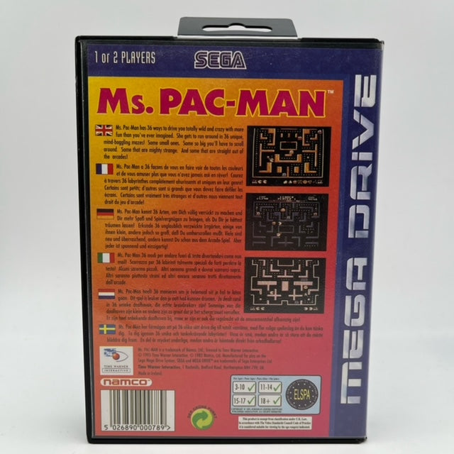 Ms. Pac-Man Sega Mega Drive Pal Multi (USATO)