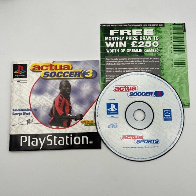 Actua Soccer 3 Sony Playstation 1 Pal Ita (USATO)