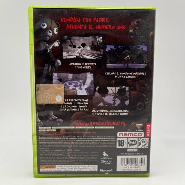 Afro Samurai Microsoft Xbox 360 Pal Ita (USATO)