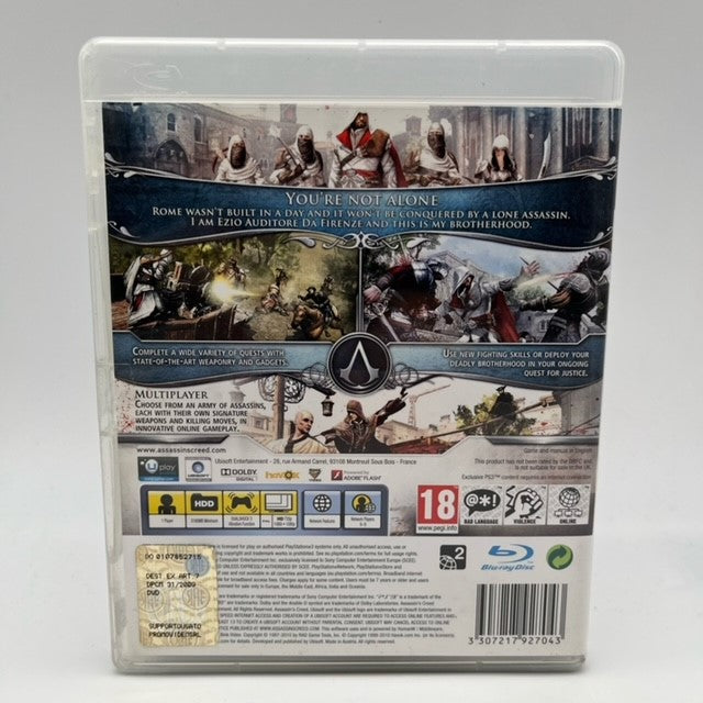 Assassin's Creed Brotherhood Sony Playstation 3 Pal Uk (USATO)
