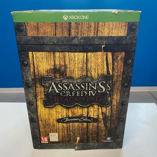 Assassin's Creed IV 4 Black Flag Buccaneer Edition Xone Xbox One PAL ITA, box fatto in stile scrigno dei pirati