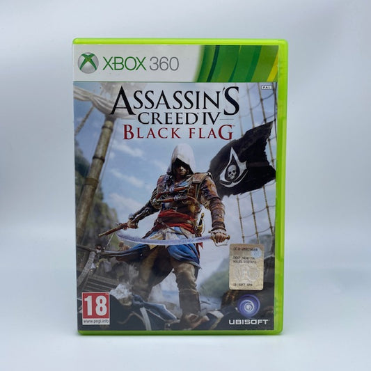 Assassin's Creed 4 Black Flag X360 Xbox 360 Ubisoft Pal Ita , personaggio con spada e pistola in primo piano su nave pirata