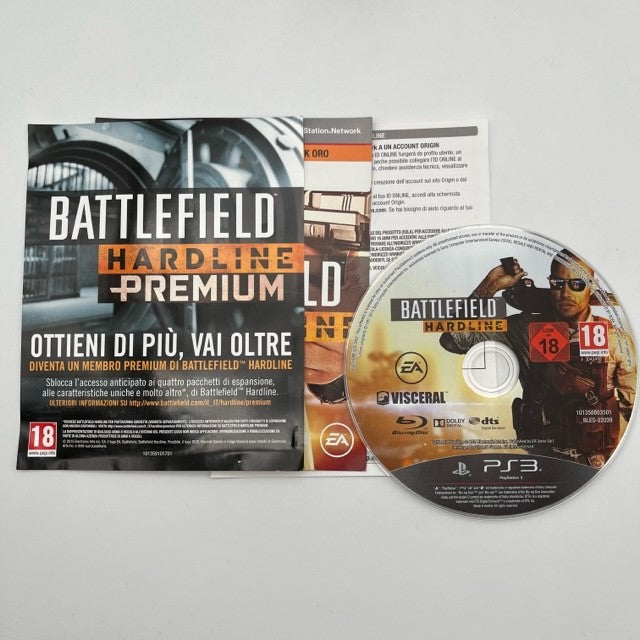 Battlefield Hardline Sony Playstation 3 Pal Ita (USATO)