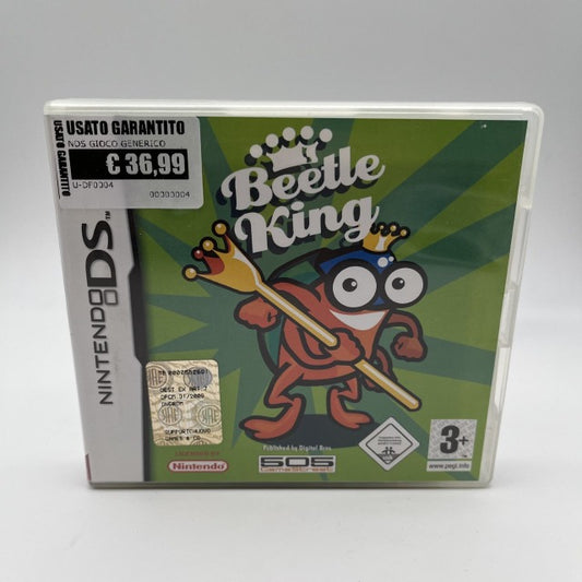 Beetle King Nintendo DS NDS Pal Multi scarafaggio con scettro e corona sfondo verde