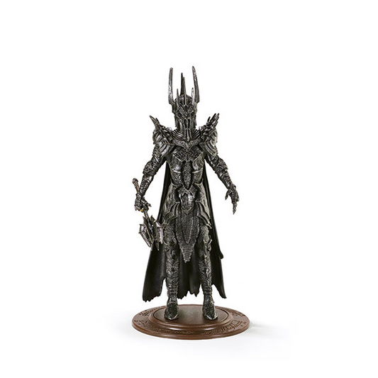 Statuina Bendyfigs del personaggio Sauron dalla serie di film Lord of the Rings (Il Signore degli Anelli), prodotta da The Noble Collection