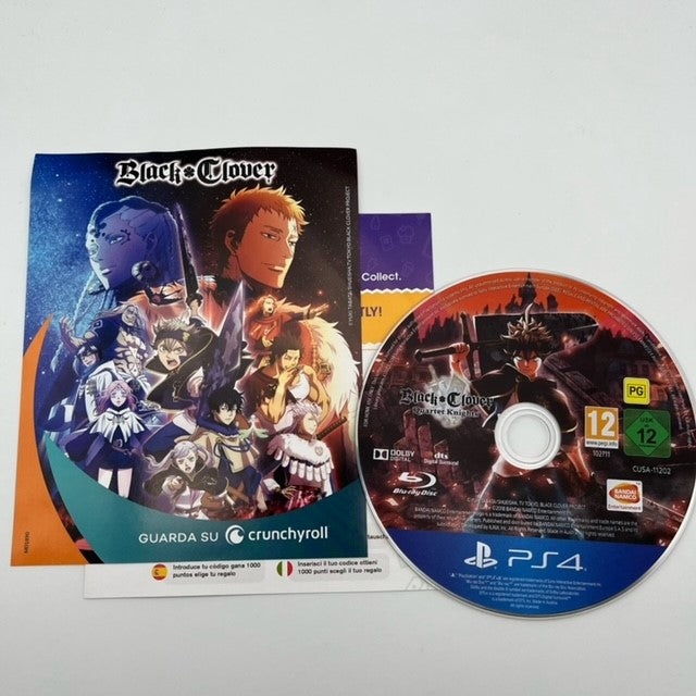 Black Clover Quartet Knights Sony Playstation 4 Pal Ita (USATO)