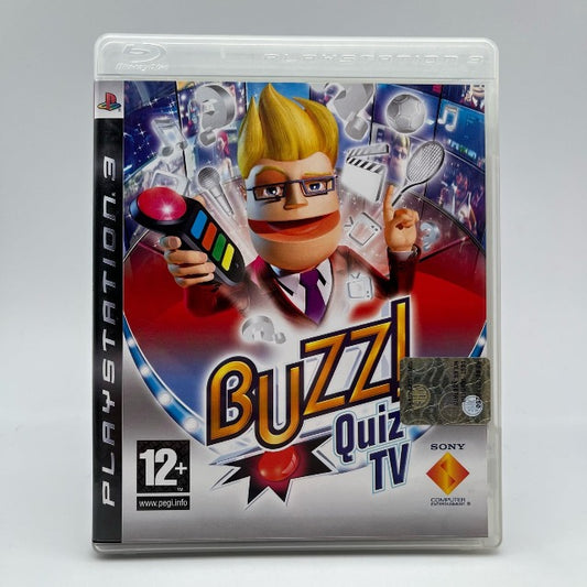 Buzz! Quiz TV PS3 Playstation 3 PAL ITA, presentatore buzz in copertina