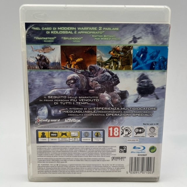Call Of Duty Modern Warfare 2 Sony Playstation 3 Pal Ita (USATO)