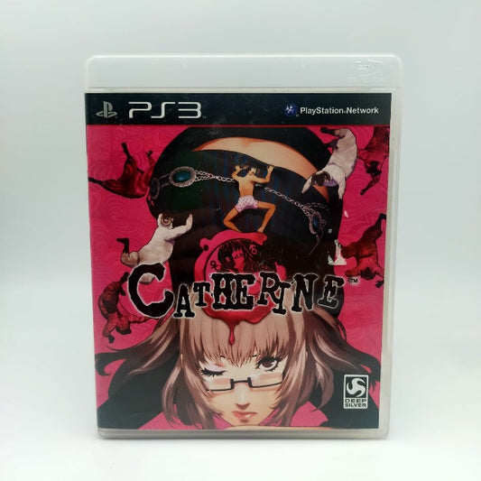 Catherine PS3 Playstation 3 Atlus Pal Ita, sfondo rosa, ragazza in copertina 