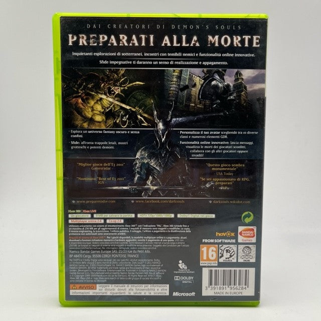 Dark Souls Limited Edition Microsoft Xbox 360 Pal Ita (USATO)