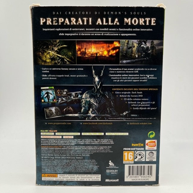 Dark Souls Limited Edition Microsoft Xbox 360 Pal Ita (USATO)