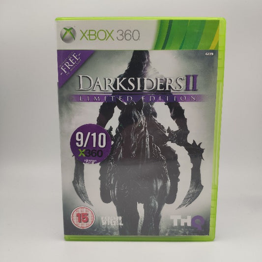 Darksiders II 2 Limited Edition X360 Xbox 360 THQ PAL UK, cavaliere apocalisse morte ,su cavallo in copertina