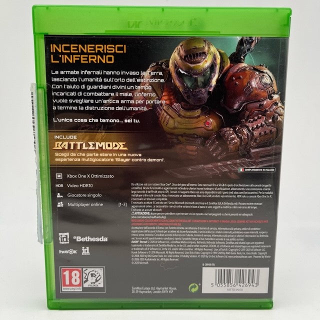 Doom Eternal Microsoft Xbox One Pal Ita (USATO)