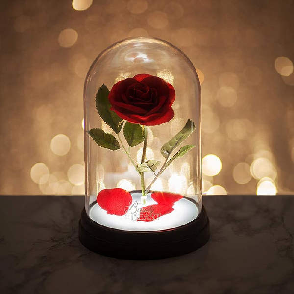 Lampada Enchanted Rose Light (La Bella e la Bestia - Disney)