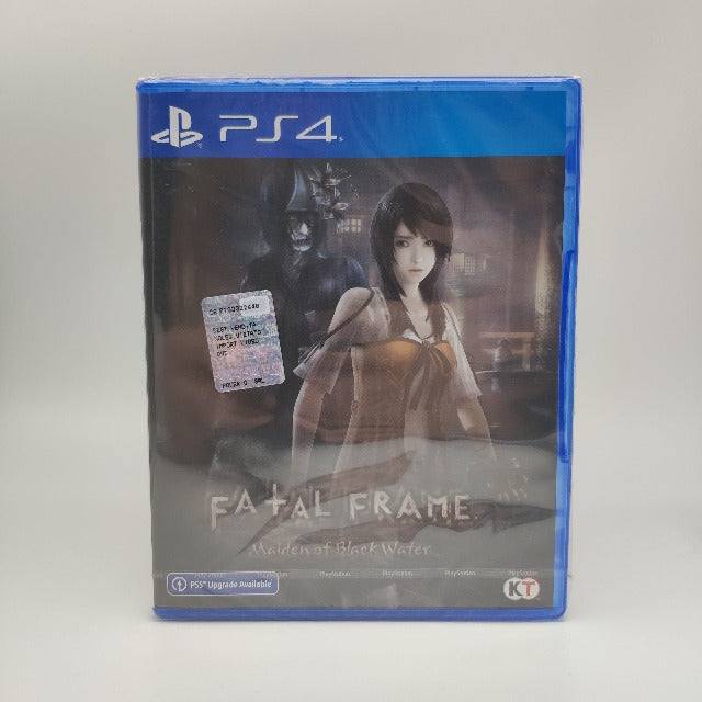 Fatal Frame: Maiden Of Black Water PS4 Playstation 4 Asian Version, scatola blu, personaggio femminile con fantasma dietro