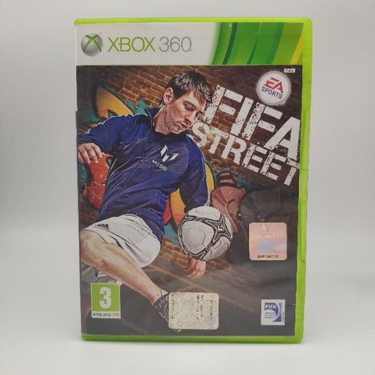 Fifa Street X360 Xbox 360 EA Pal Ita, messi in copertina, muro in mattoni in sfondo
