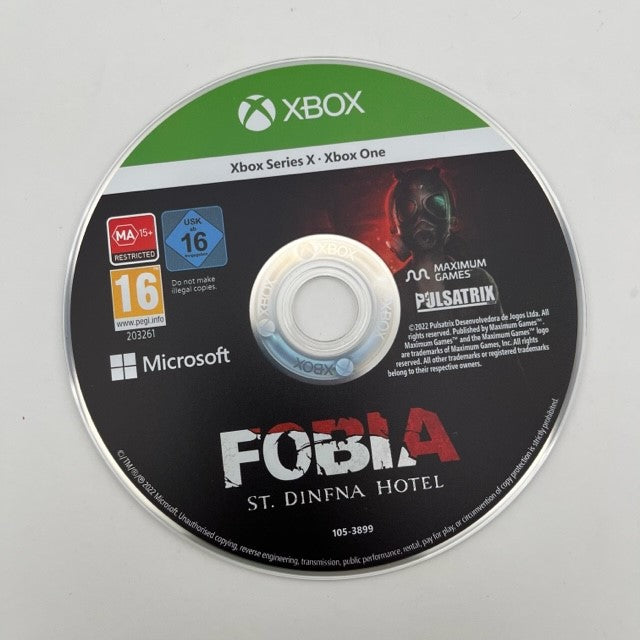 Fobia ST.Dinfna Hotel Microsoft Xbox One Pal Multi (USATO)
