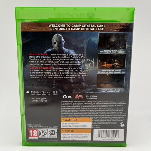 Friday The 13th The Game Microsoft Xbox One Pal Ita (USATO)