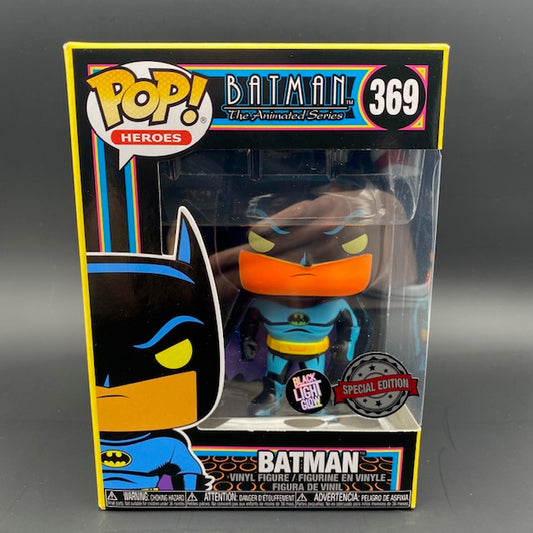 Funko Pop 369 Batman Animated Series Batman (special edition black light glow)