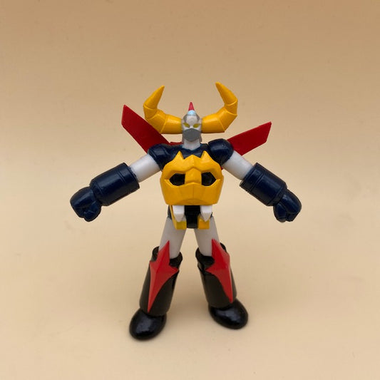 Gaiking Minifigure Bandai 9 CM , robot anni 80 grigio, nero ,giallo e rosso