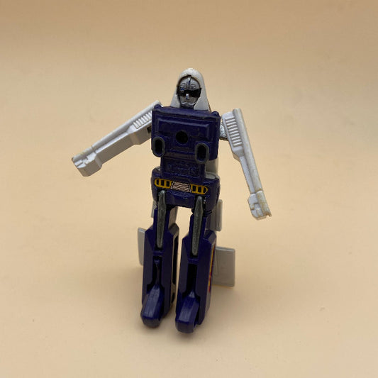 robot, grigio e blu scuro