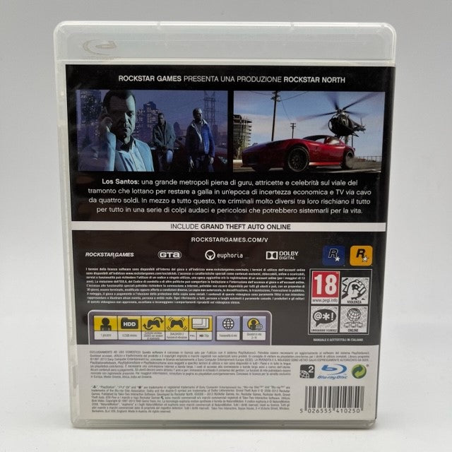 Grand Theft Auto V Sony Playstation 3 Pal Ita (USATO)